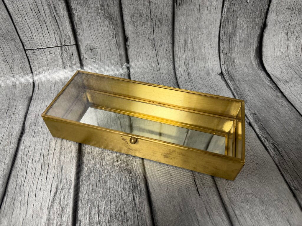 Mirrored Brass Box