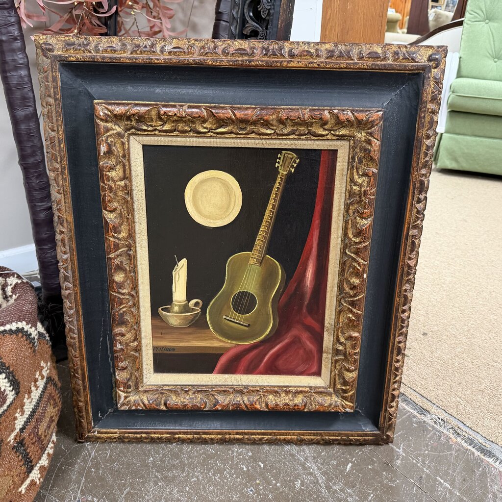 Guitar Oil Painting