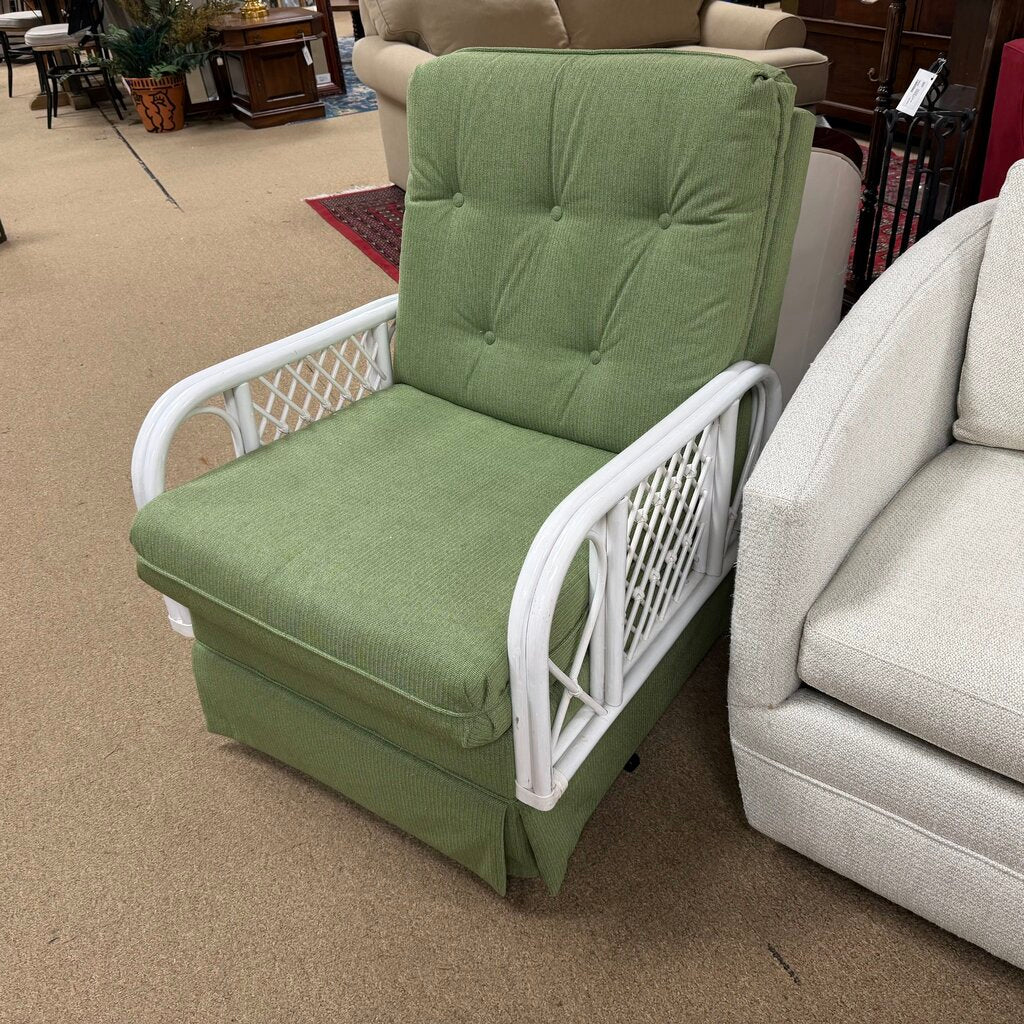 Rattan Patio Swivel Rocker