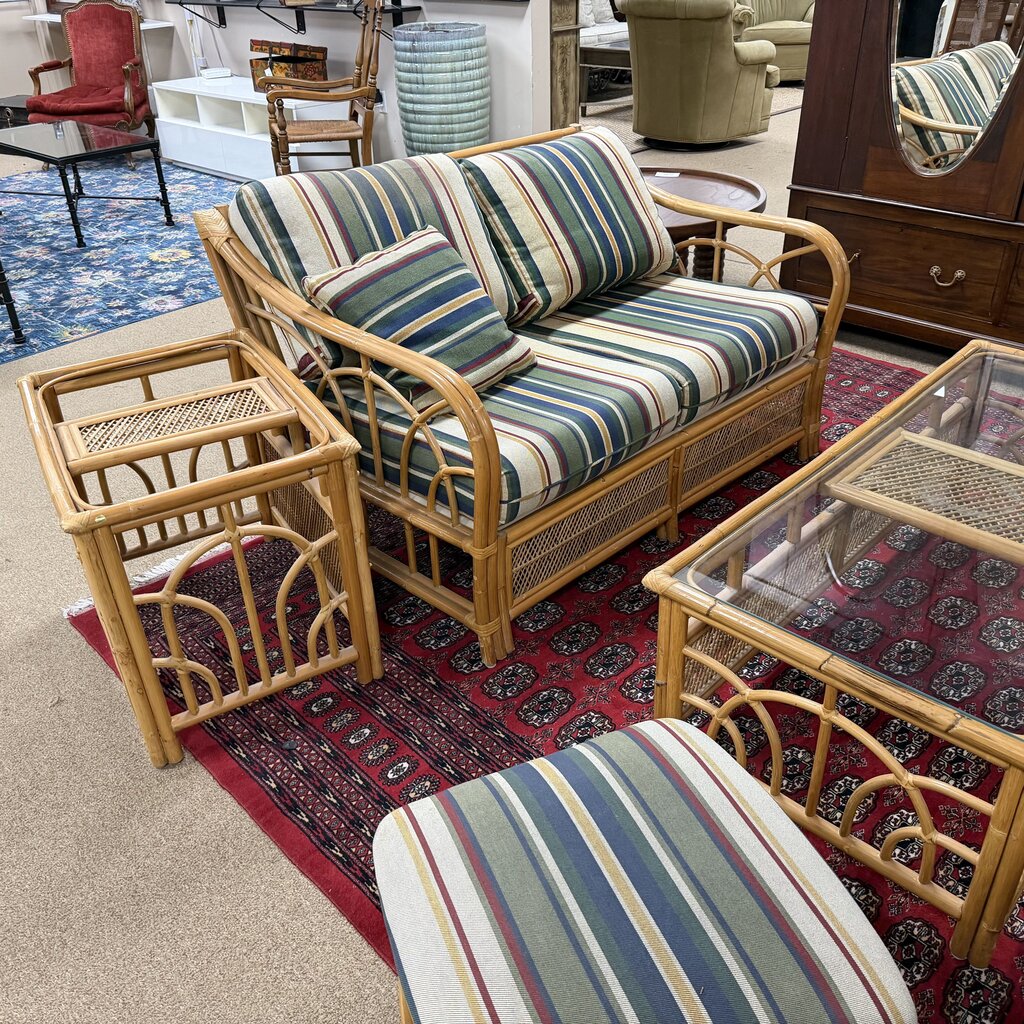 6-pc Rattan Patio Set