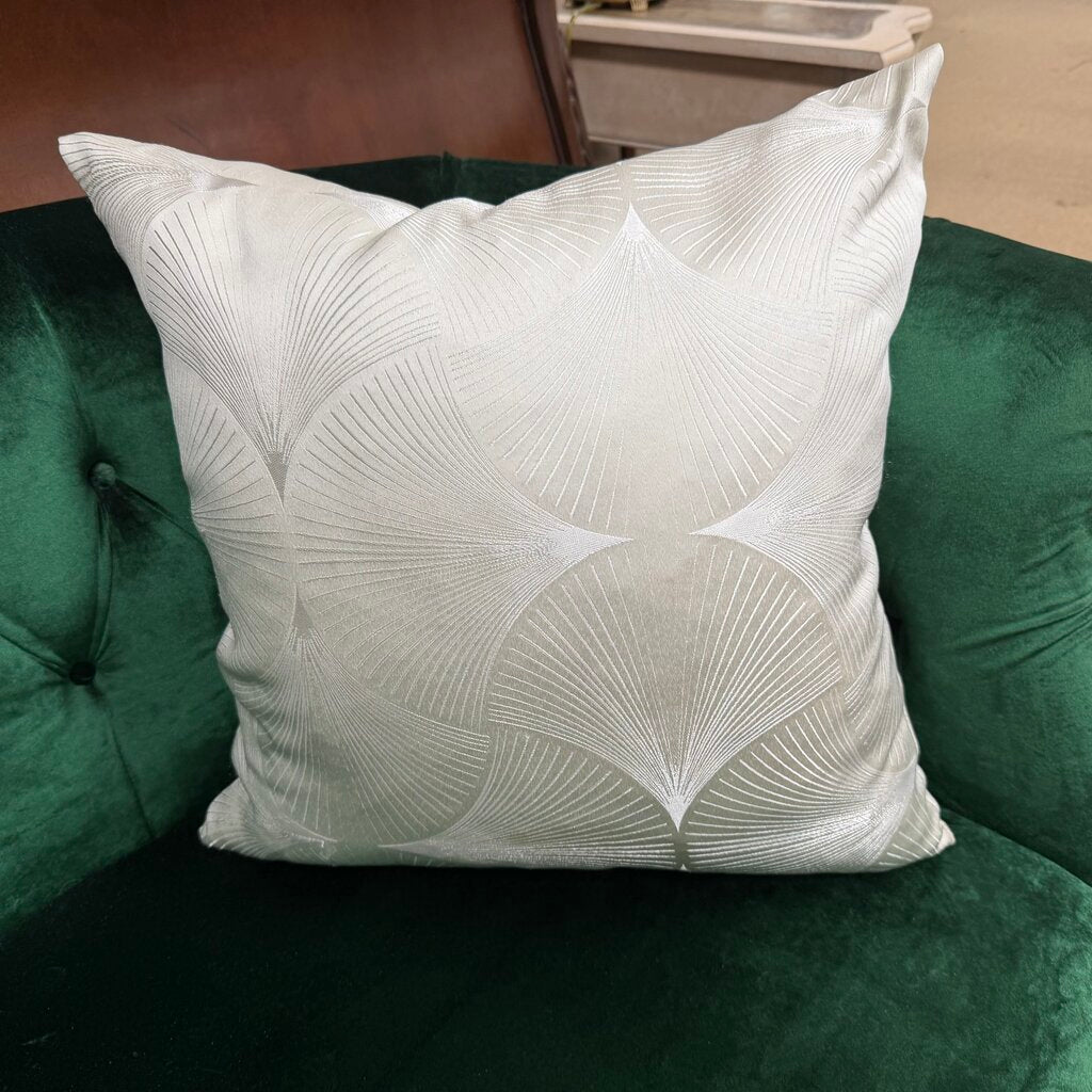 White Satin Down Filled Pillow