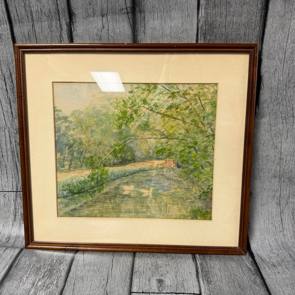 Greenery Expressionist Watercolor