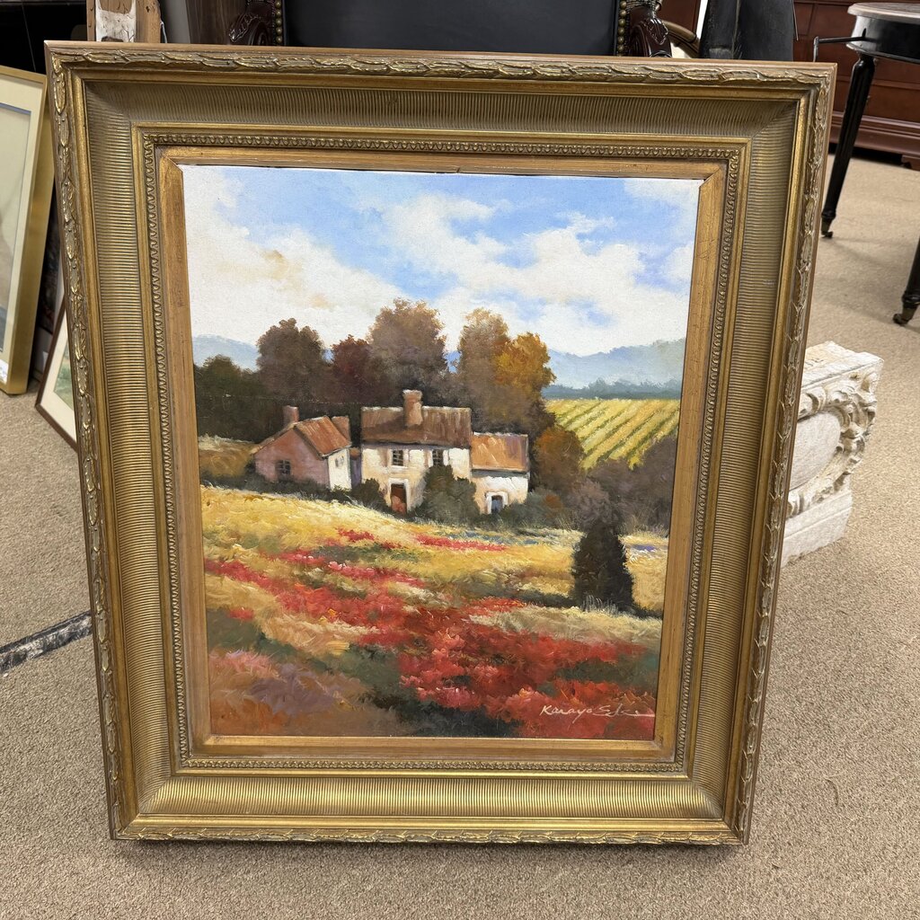 Framed Landscape Painting