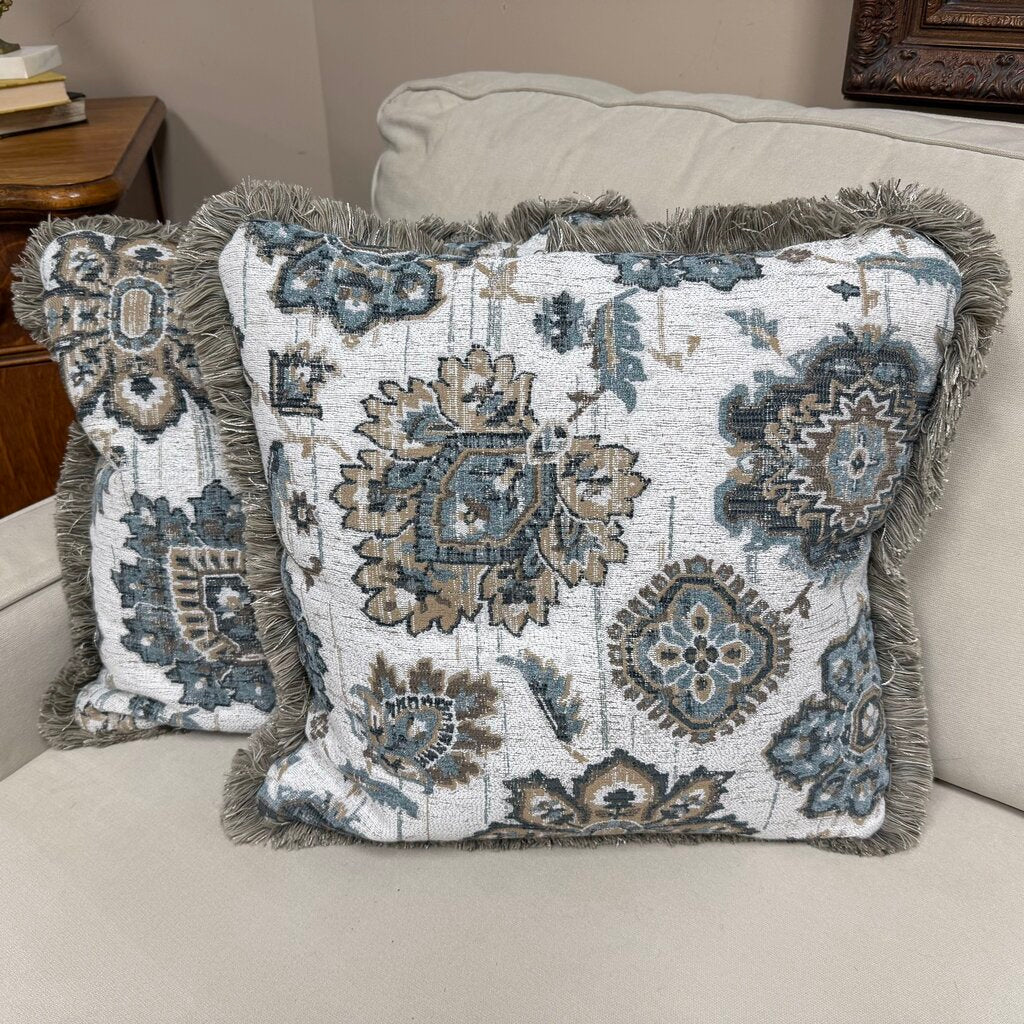 Pair Down Filled Floral Pillows