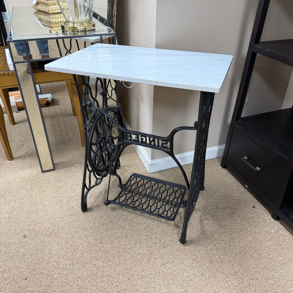 Antique Sewing Accent Table