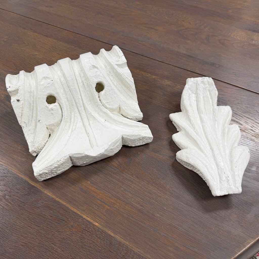 Pair Victorian House Pediments