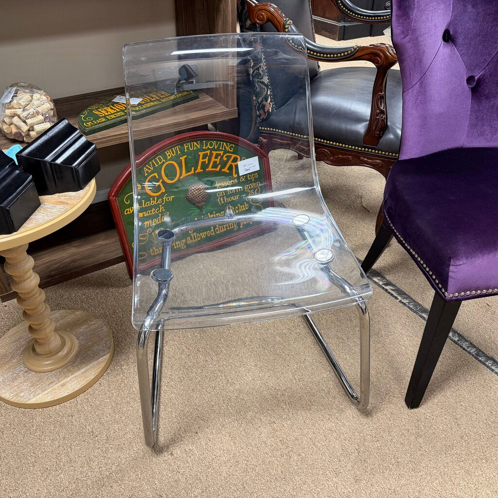 Clear Acrylic Ghost Side Chair