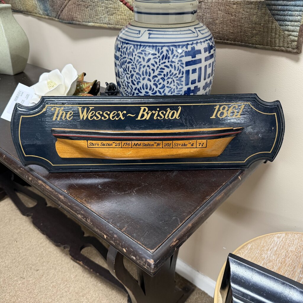 Wessex-Bristol 1861 Half Hull Wall Decor