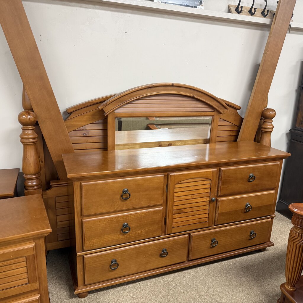 Mission Style Wood Bed