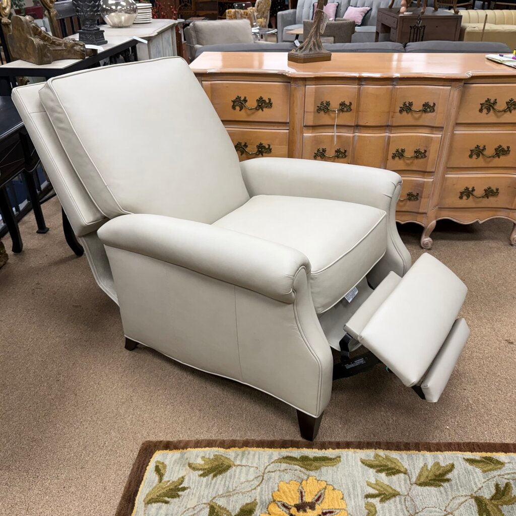 Leather Push Back Recliner