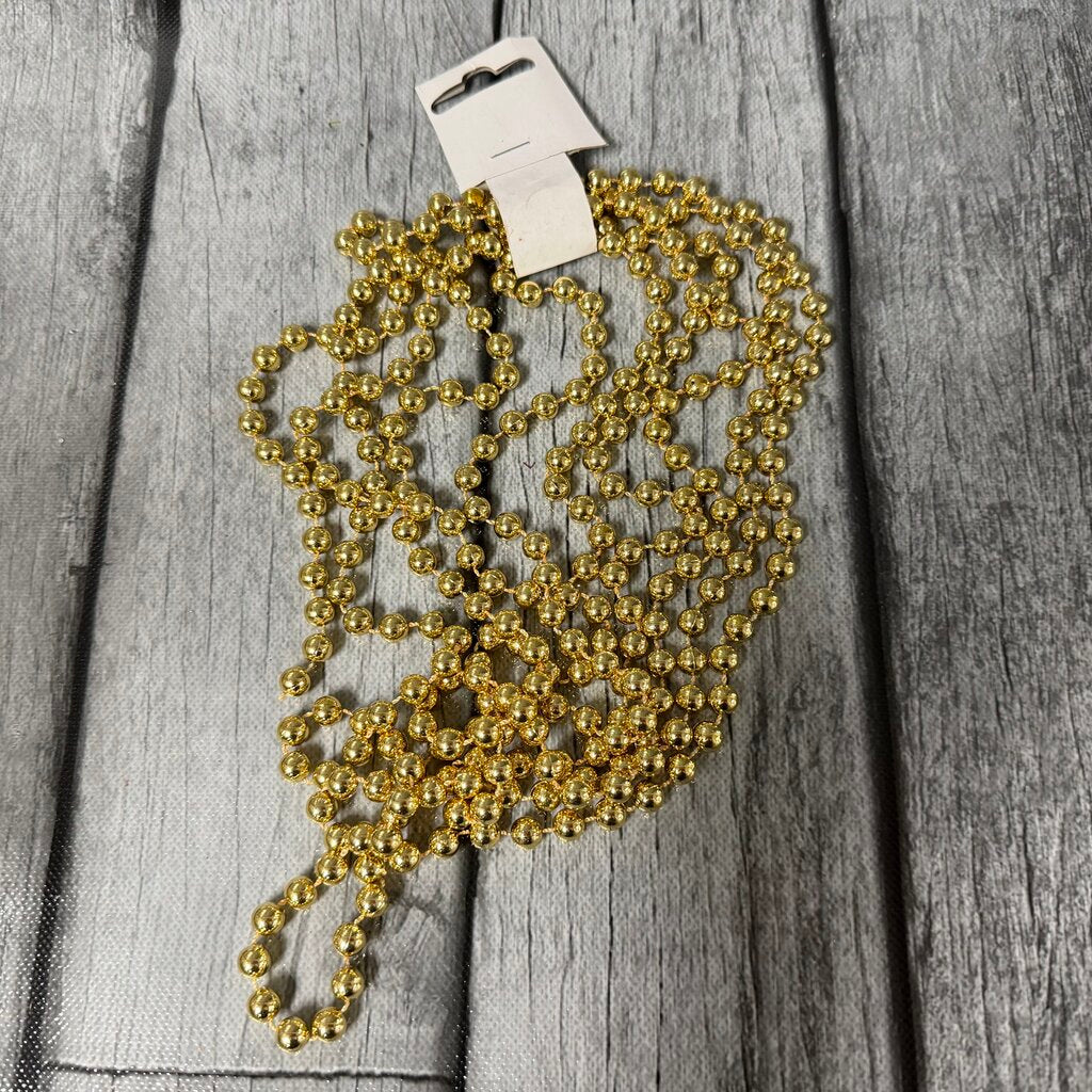8' Gold Bead Garland