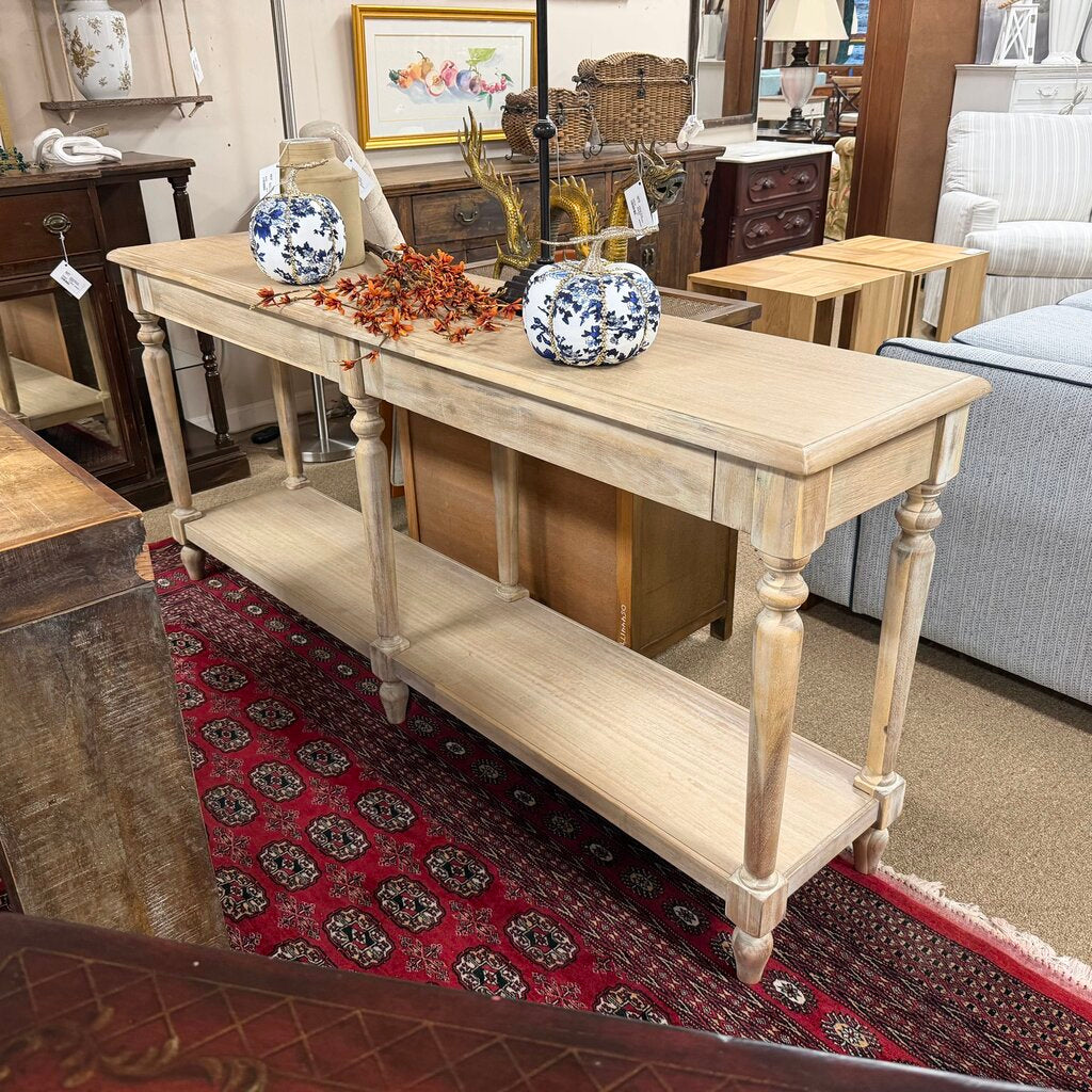 Wood Console Table