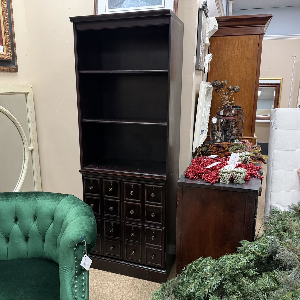 Stanton Apothecary Style Bookcase w/Cabinet