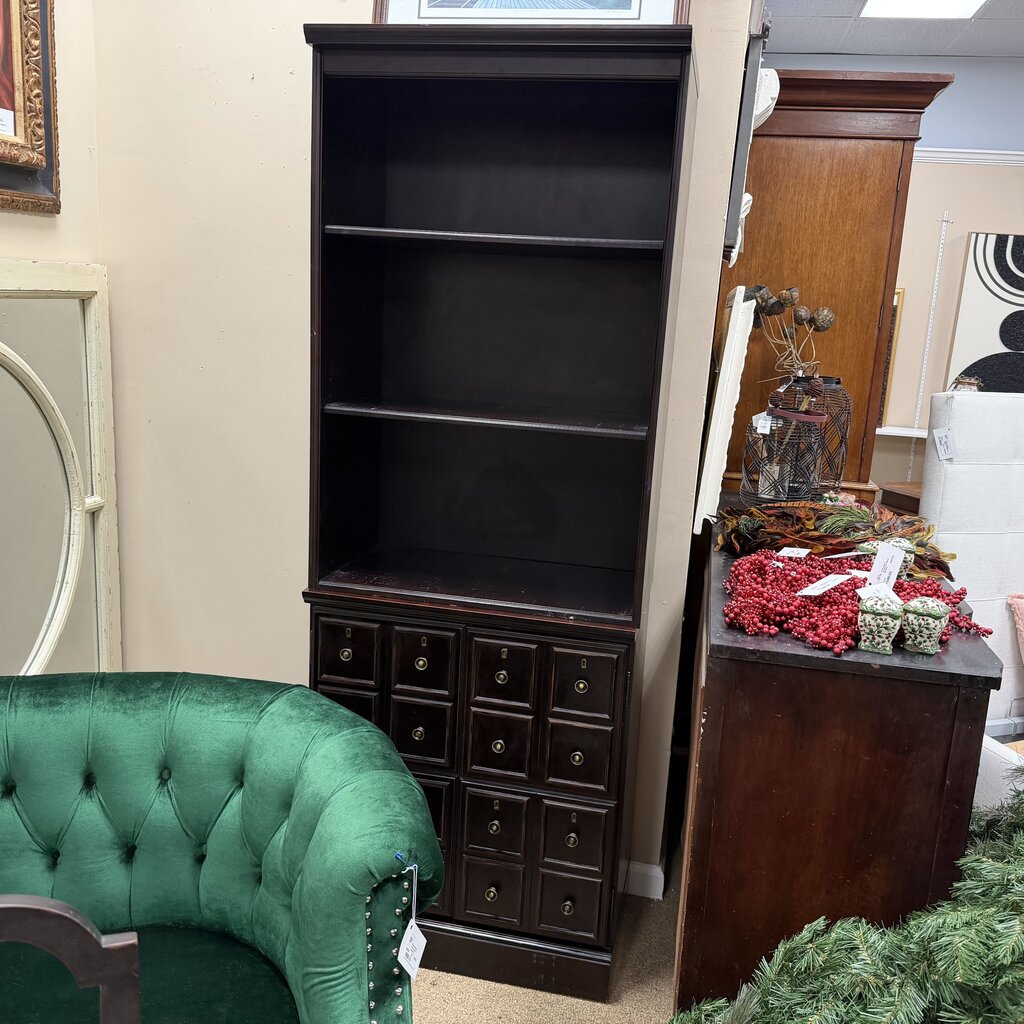 Stanton Apothecary Style Bookcase w/Cabinet