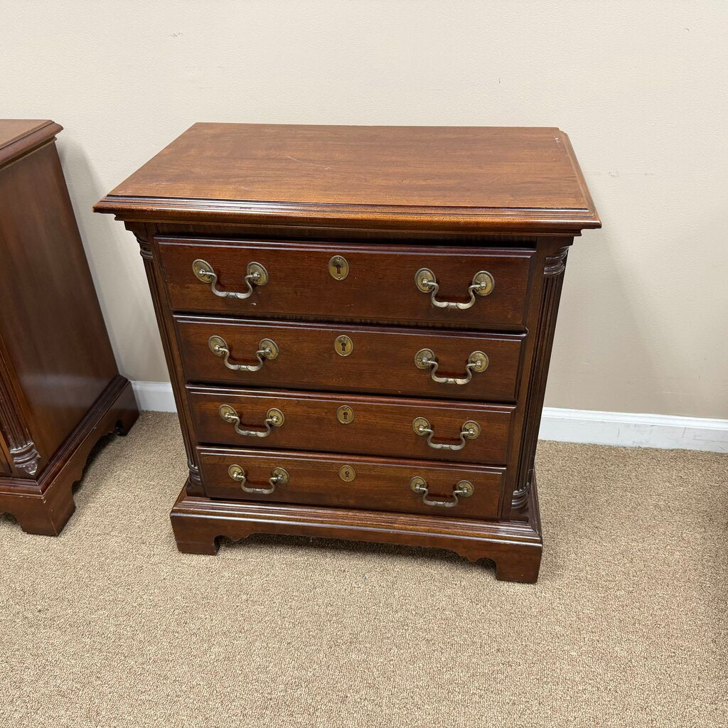 Pair Mahogany Bedside Chests