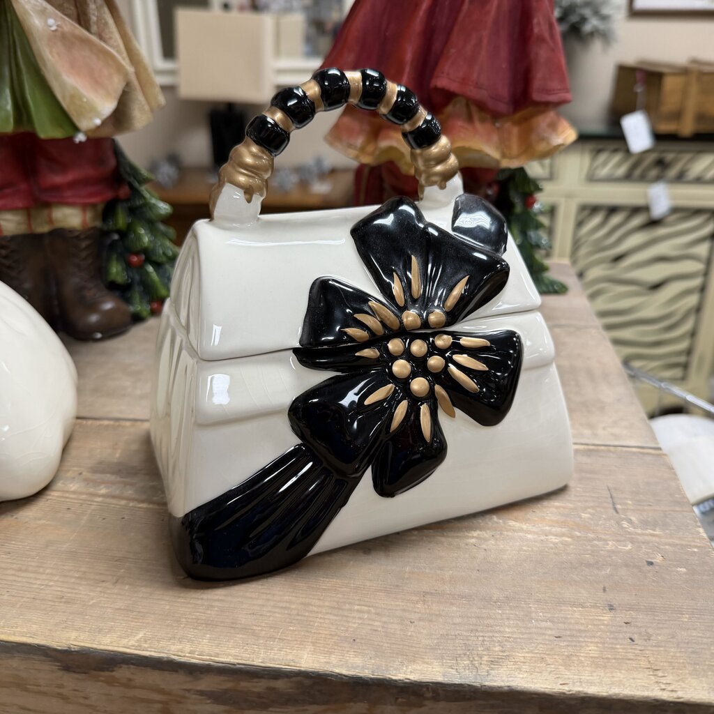 Vintage David's Cookies Handbag Cookie Jar