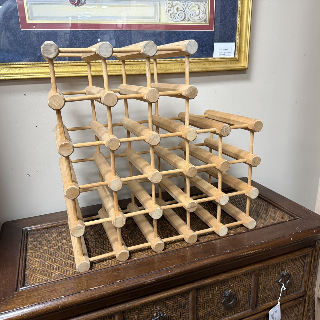 Tabletop Wood Wine Rack