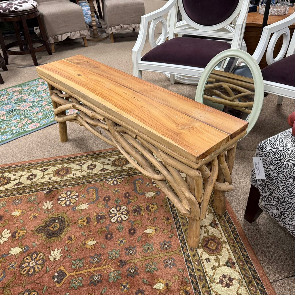 Artisan Wood Bench