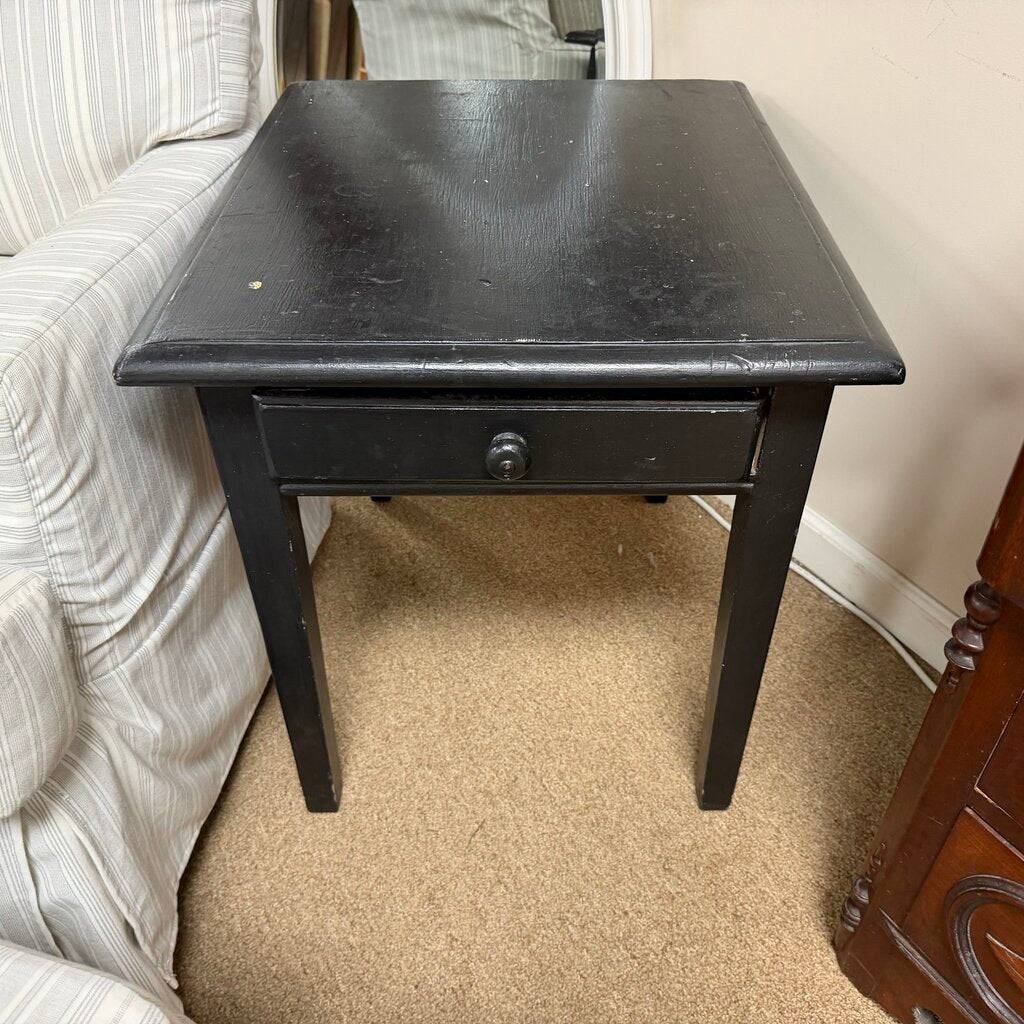 Black Side Table