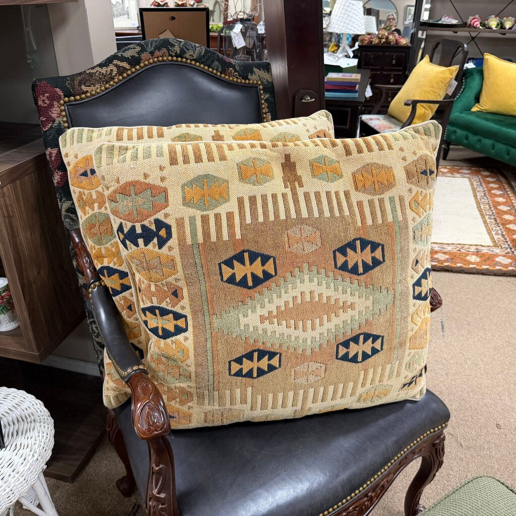 Pair Southwest Style Pillows
