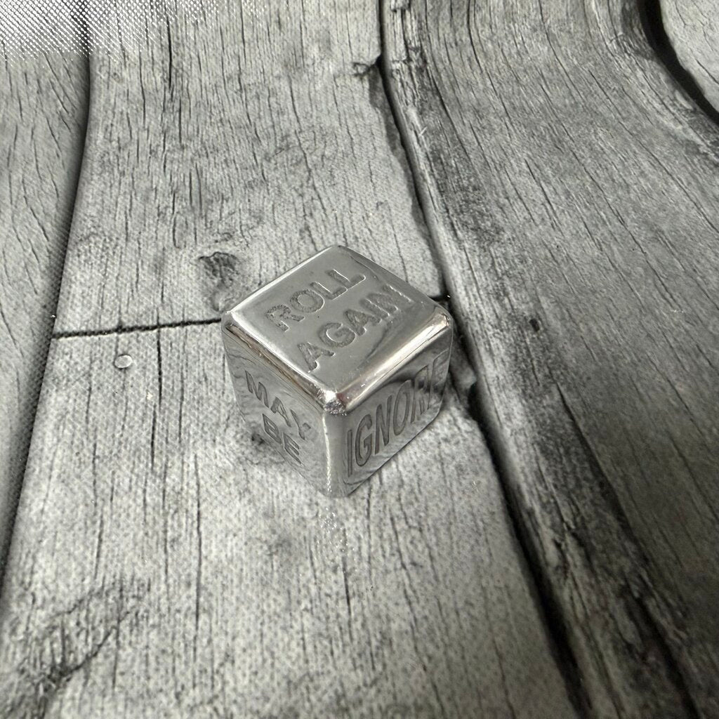 Novelty Pewter Phrase Die