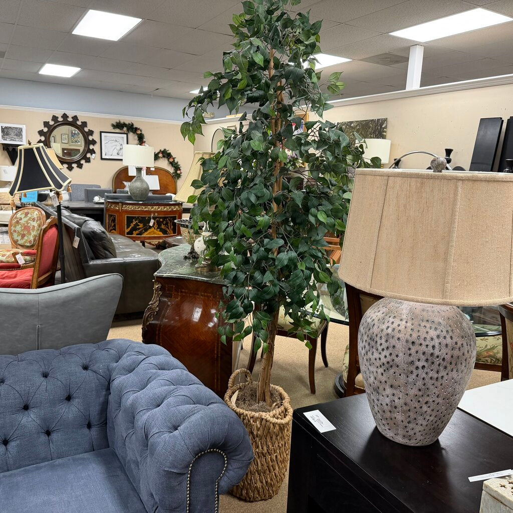 Faux Tree in Basket