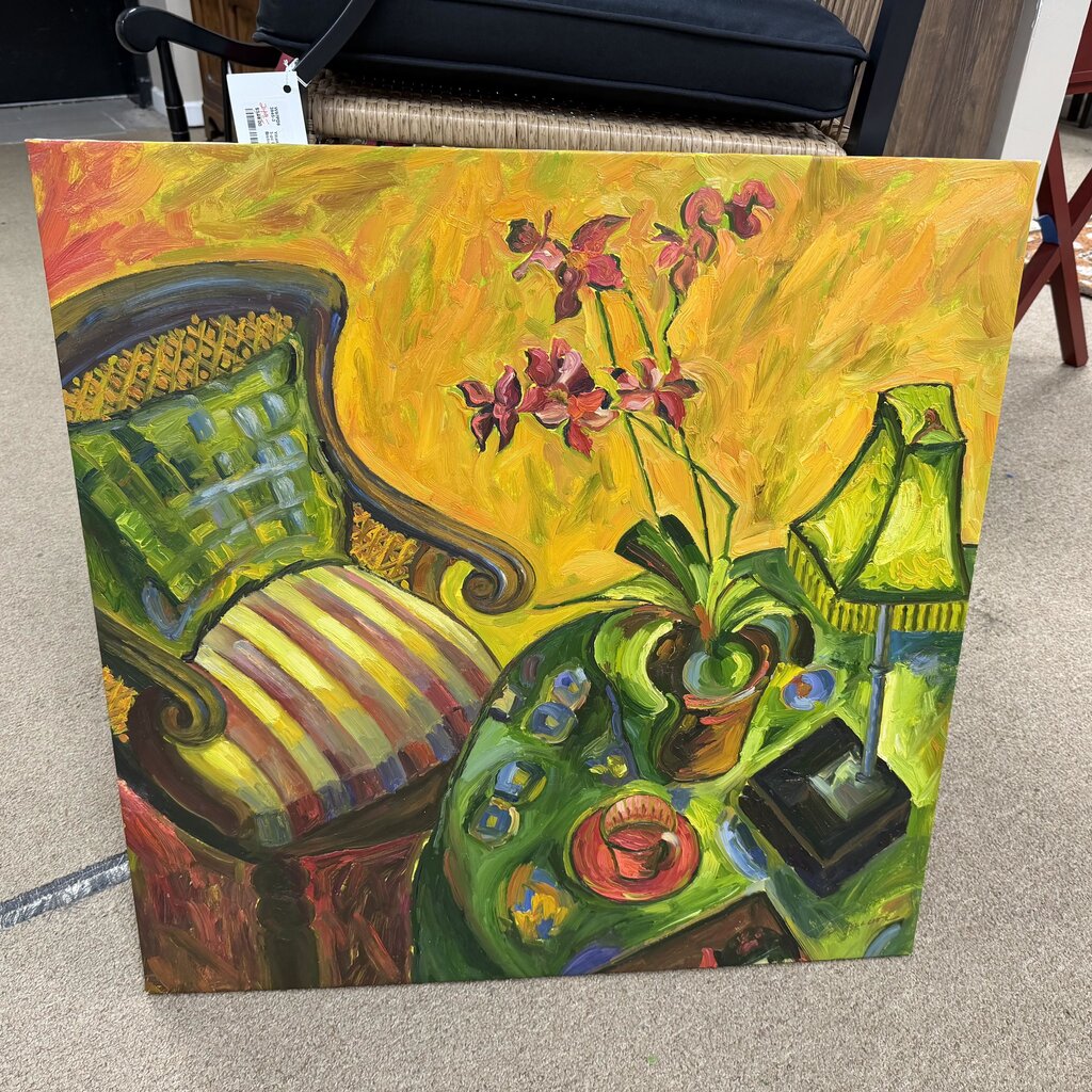 Still Life with Orchids Painting