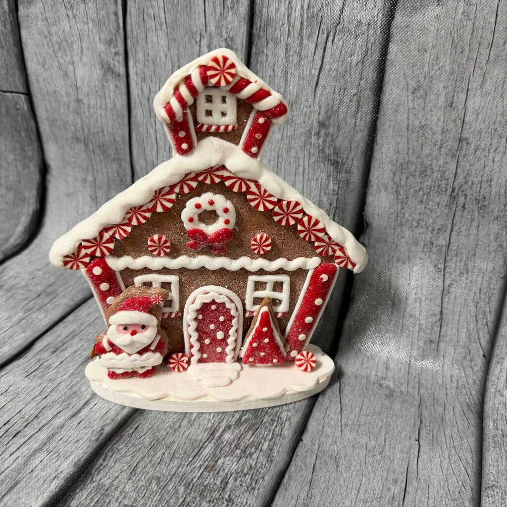 Flat Back Gingerbread House