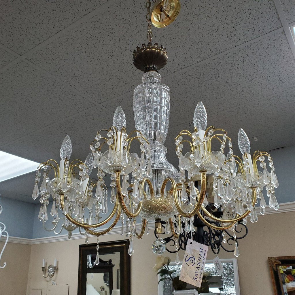 Crystal Chandelier, Size: 27x27