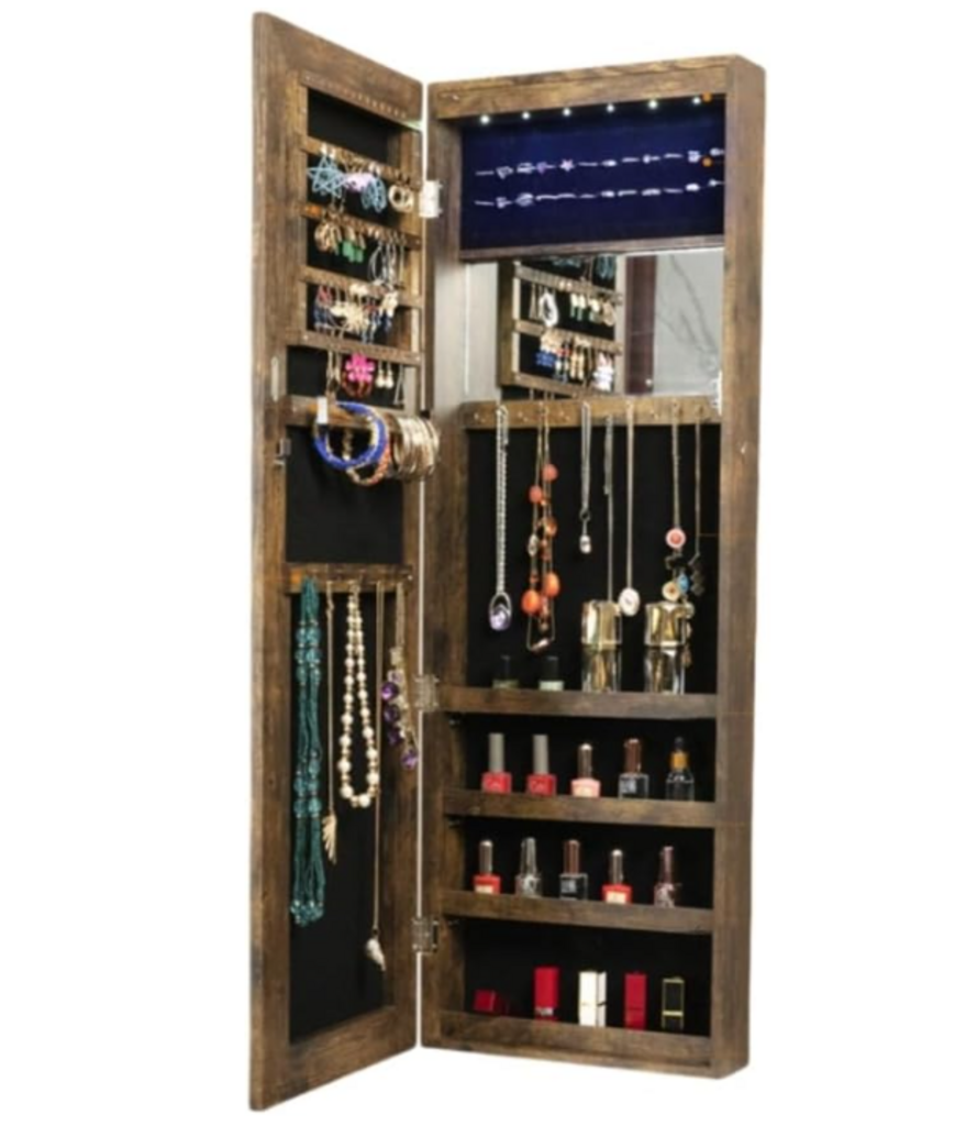 *NEW* LED Lighted Jewelry Armoire Mirror