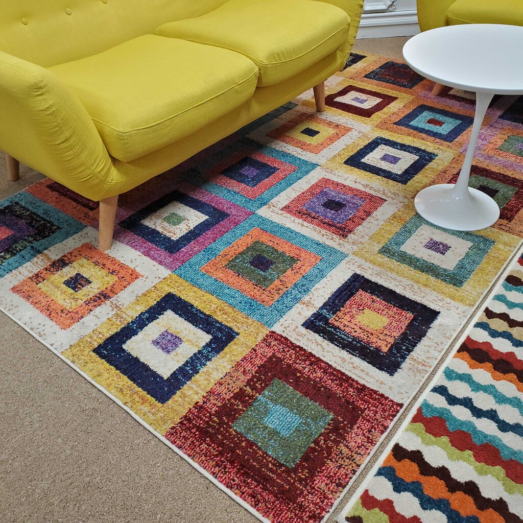 Square Design Area Rug