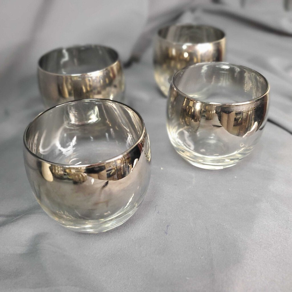 Set/4 Ombre Lowballs / Candleholders