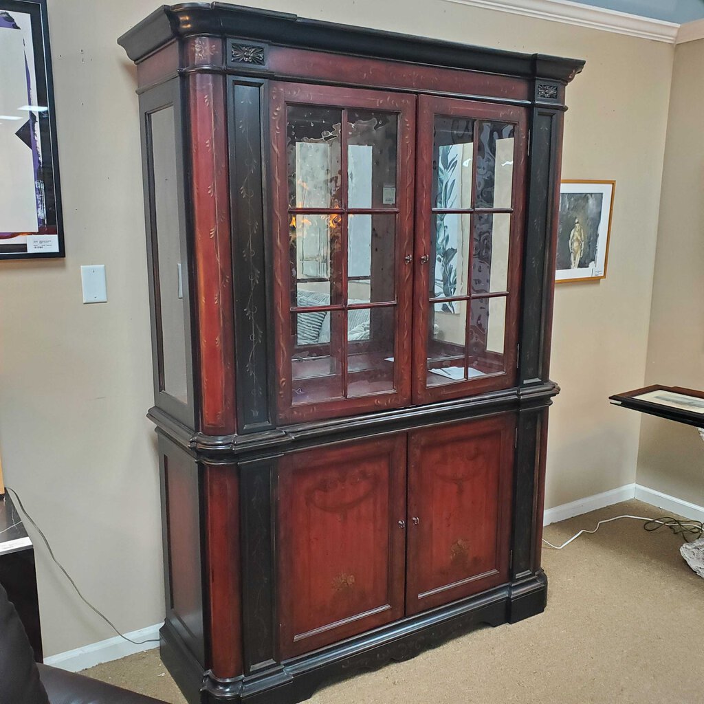Hand Painted China Cabinet