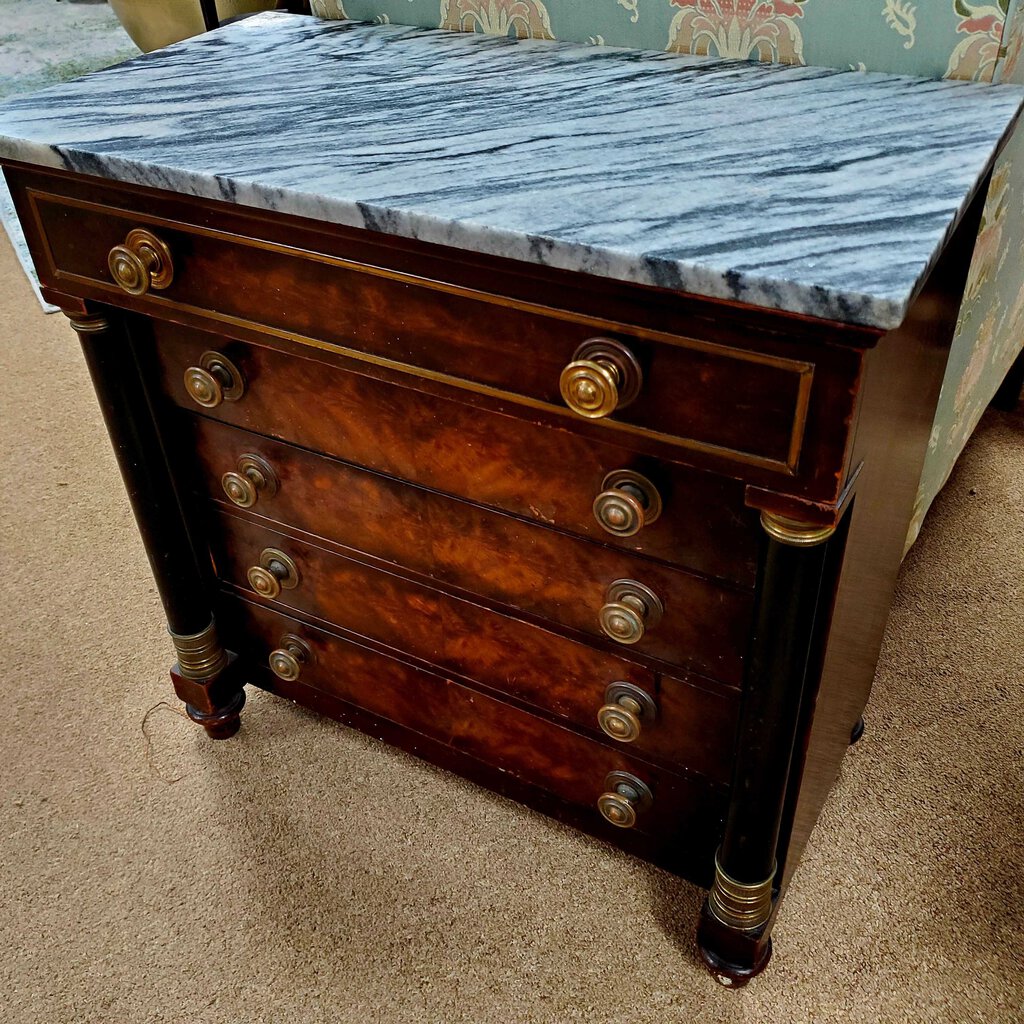 Marble Top Empire Chest