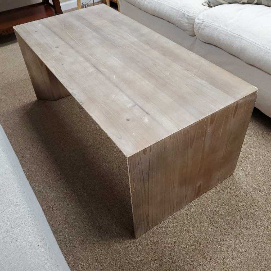 wood grey/washed coffee table