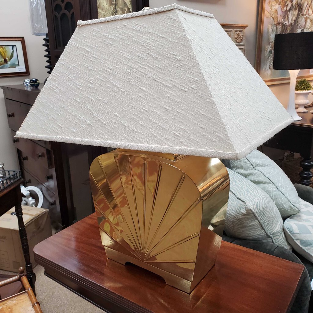 Brass Art Deco Lamp