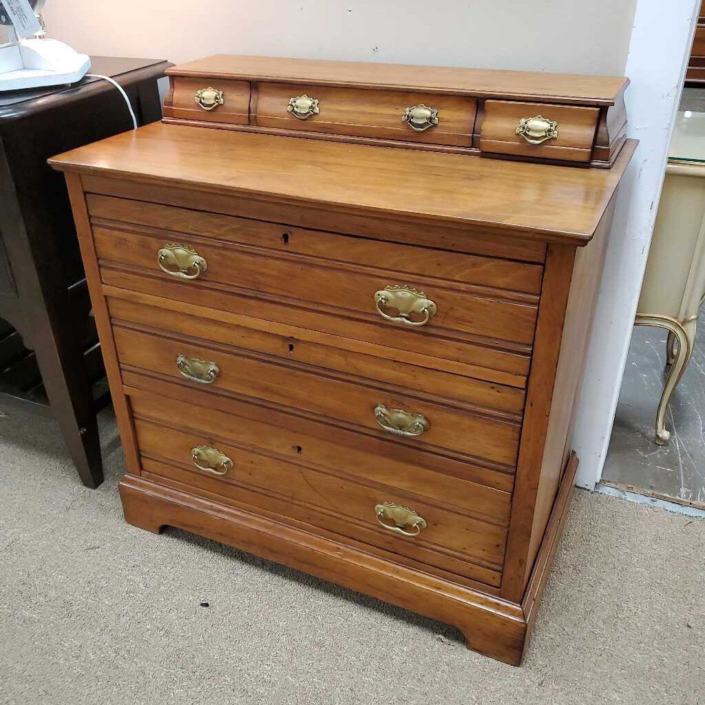 Antique Chest w/ small hutch on top