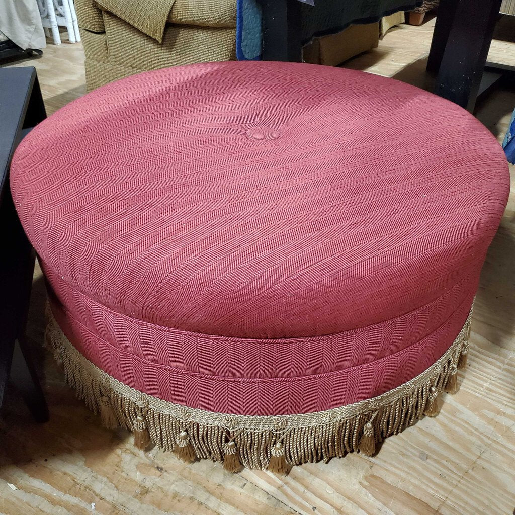 Large Custom Round Ottoman