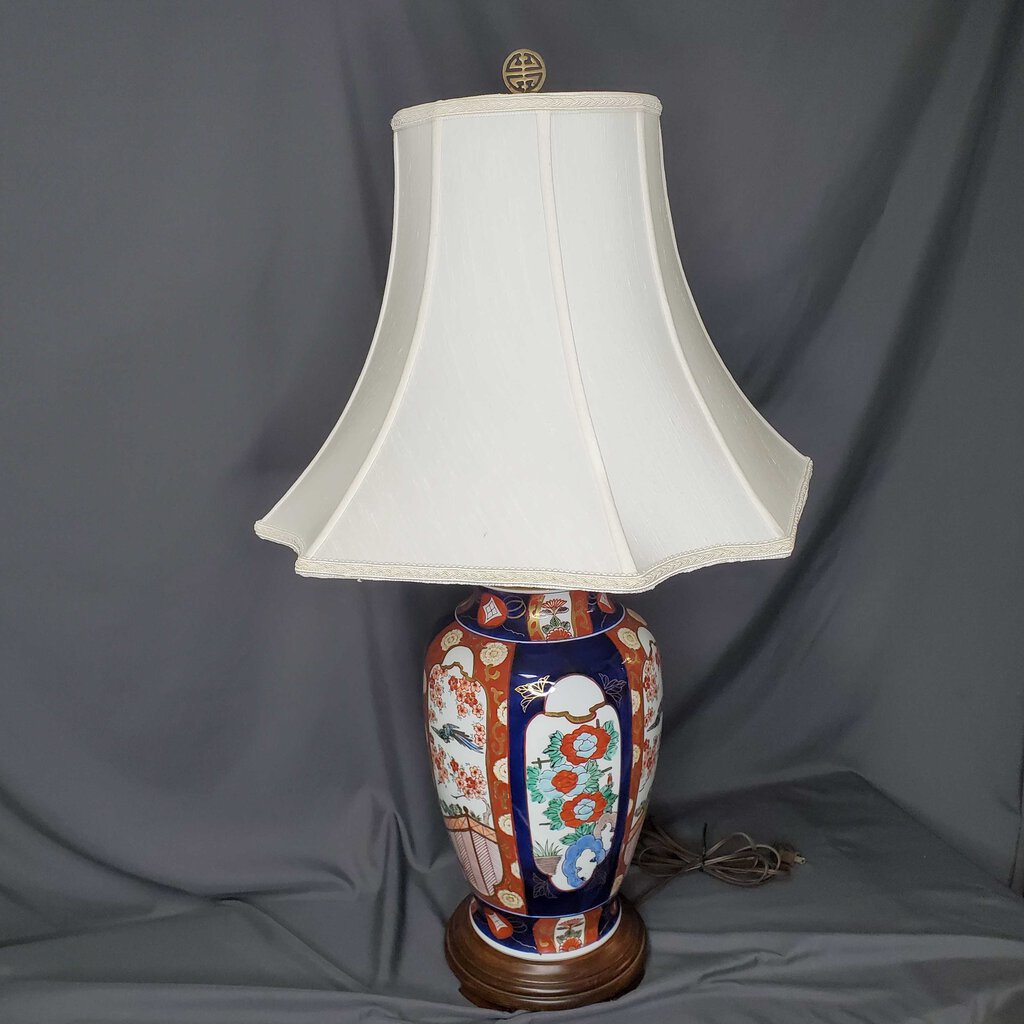 Japanese Imari Vase Lamp