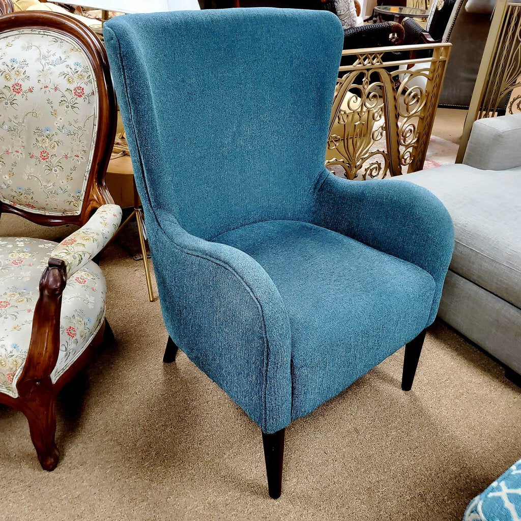 Curved Arm Accent Chair