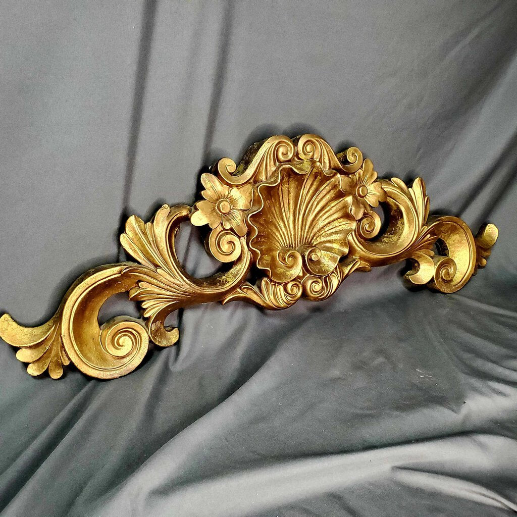 Gold Pediment wall hanging