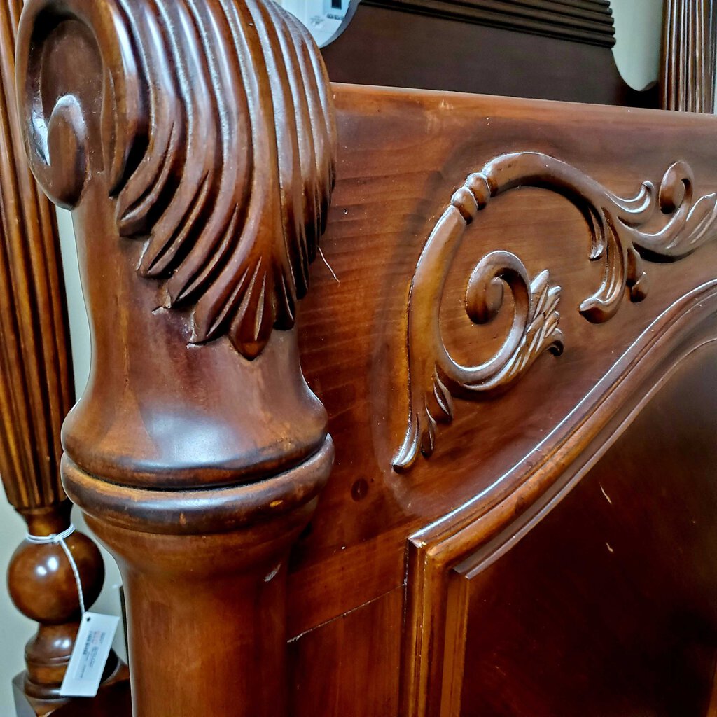 Ornate Wood Bed