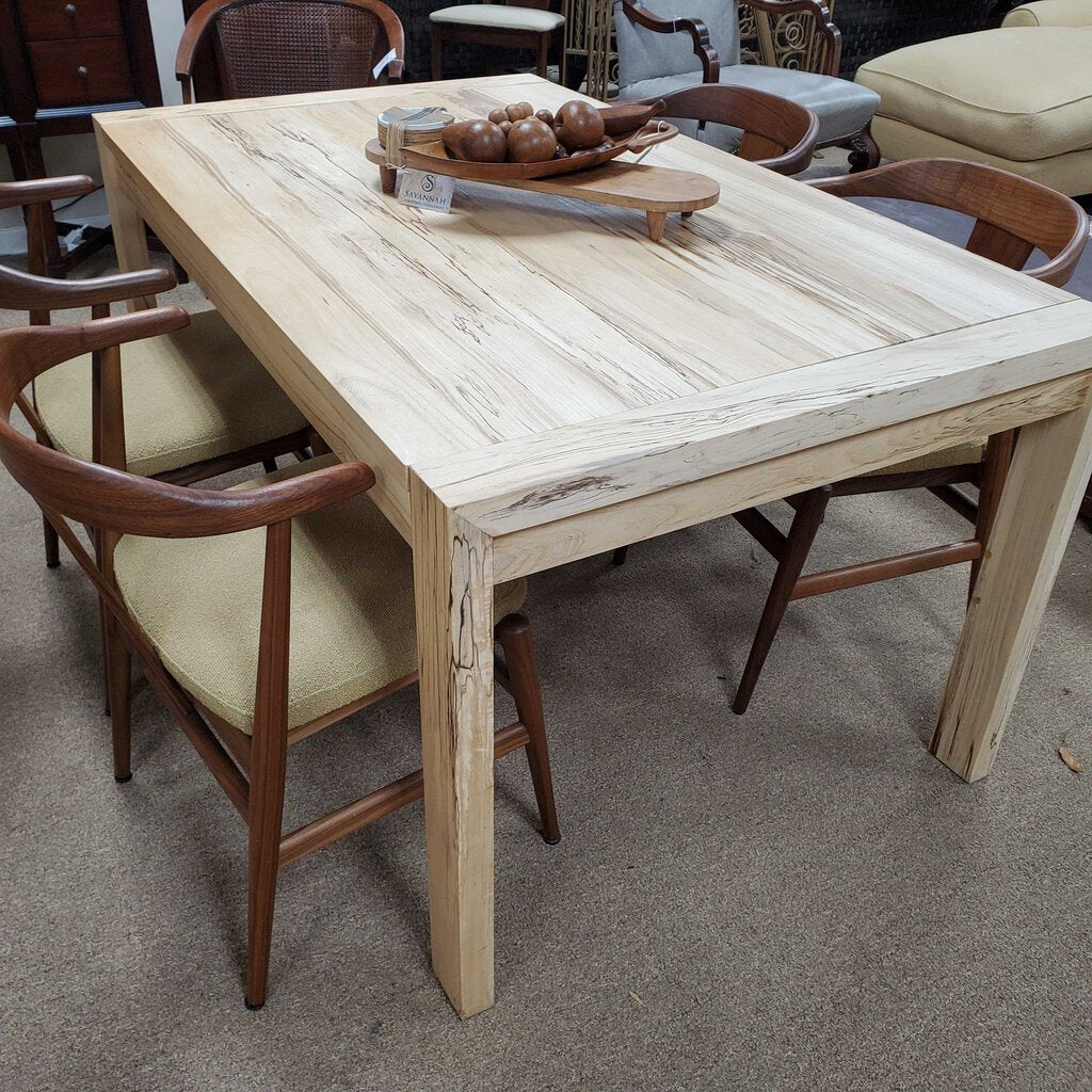 Walsh Spalted Sugarberry Dining Table