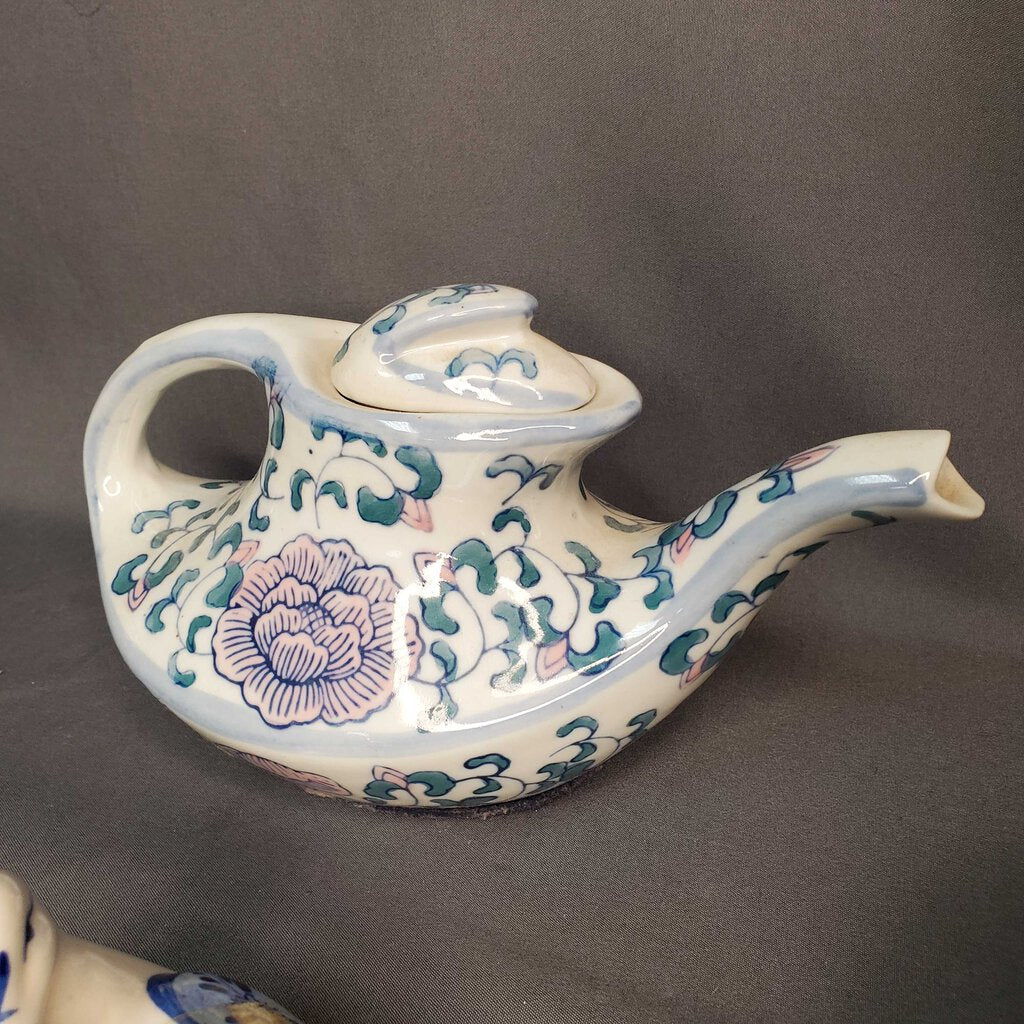 Pink Lotus Porcelain Teapot