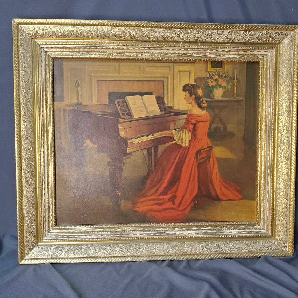 Sonata Vintage Framed Print