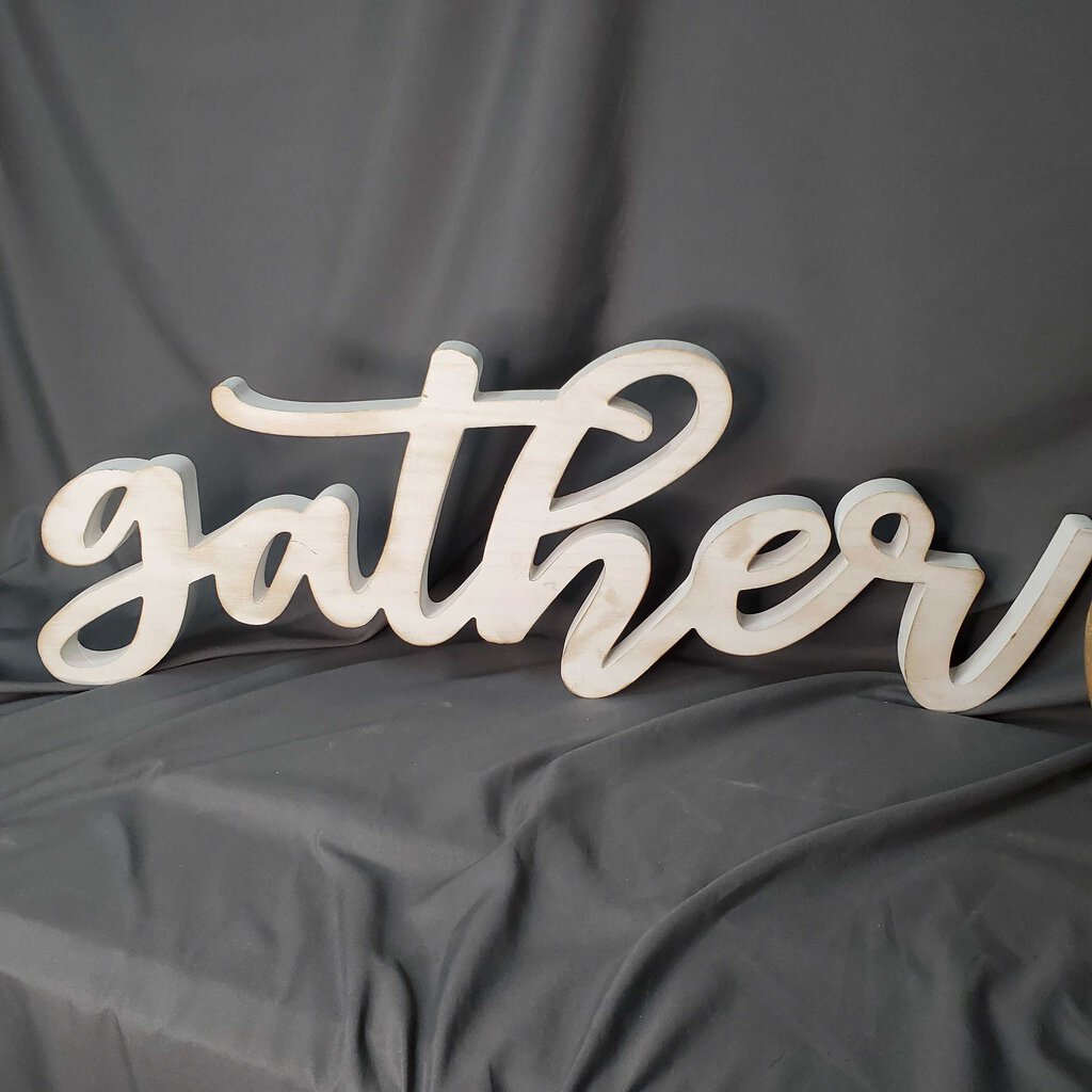 Gather Wood Tabletop Decor