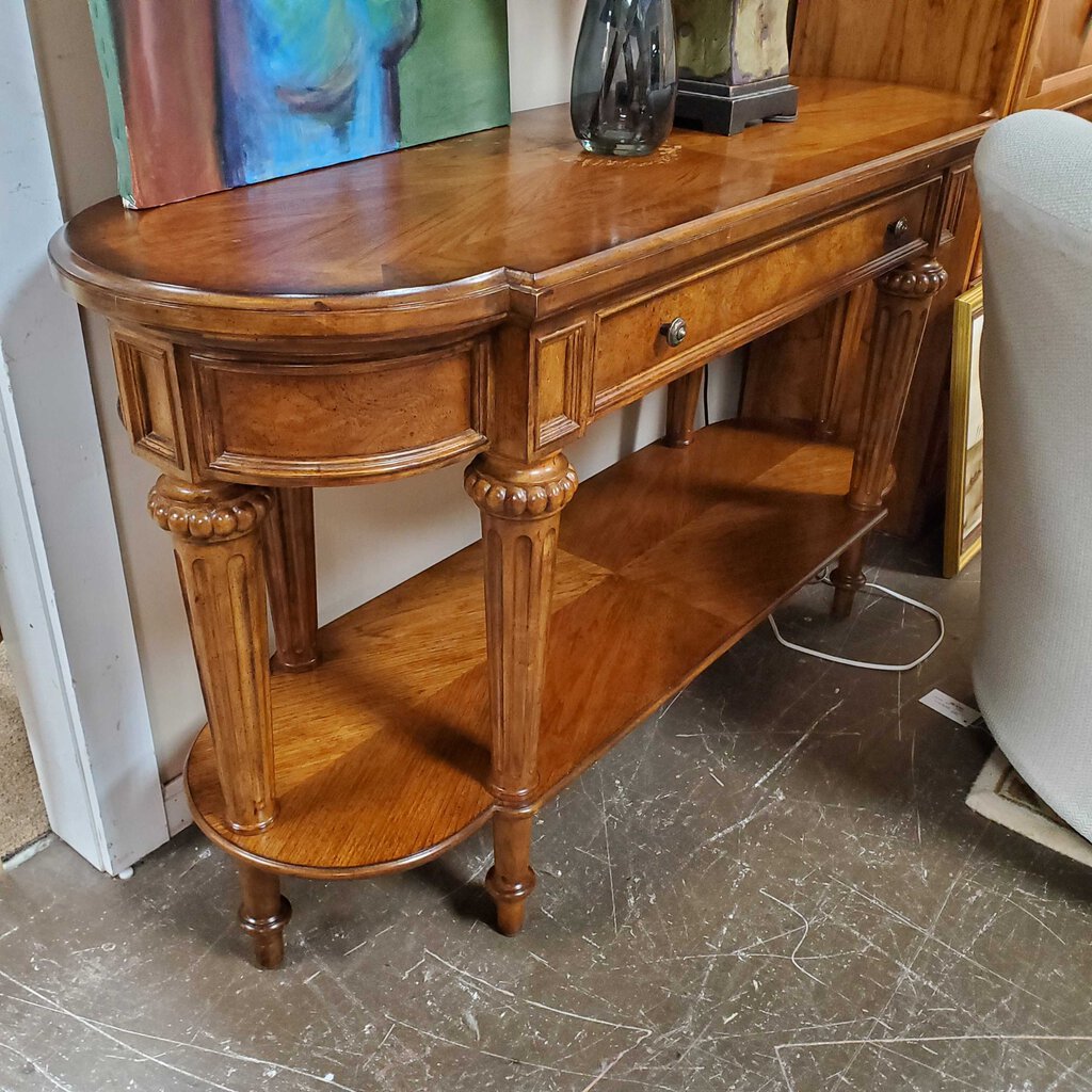 Wood Console Table