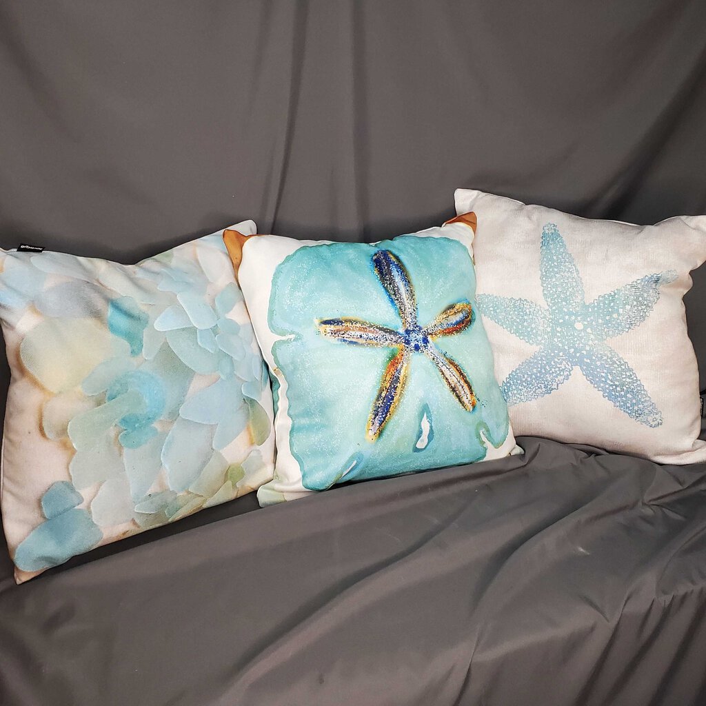 Set/3 Nautical Pillows