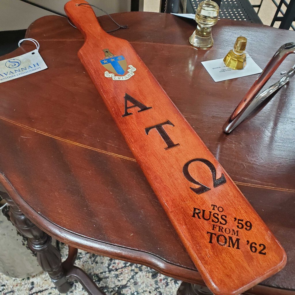 Alpha Tau Omega Indiana Paddle