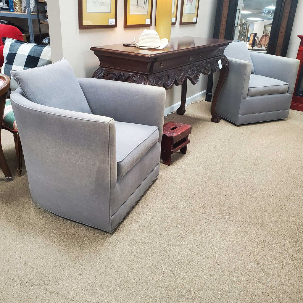 Pair Swivel Chairs